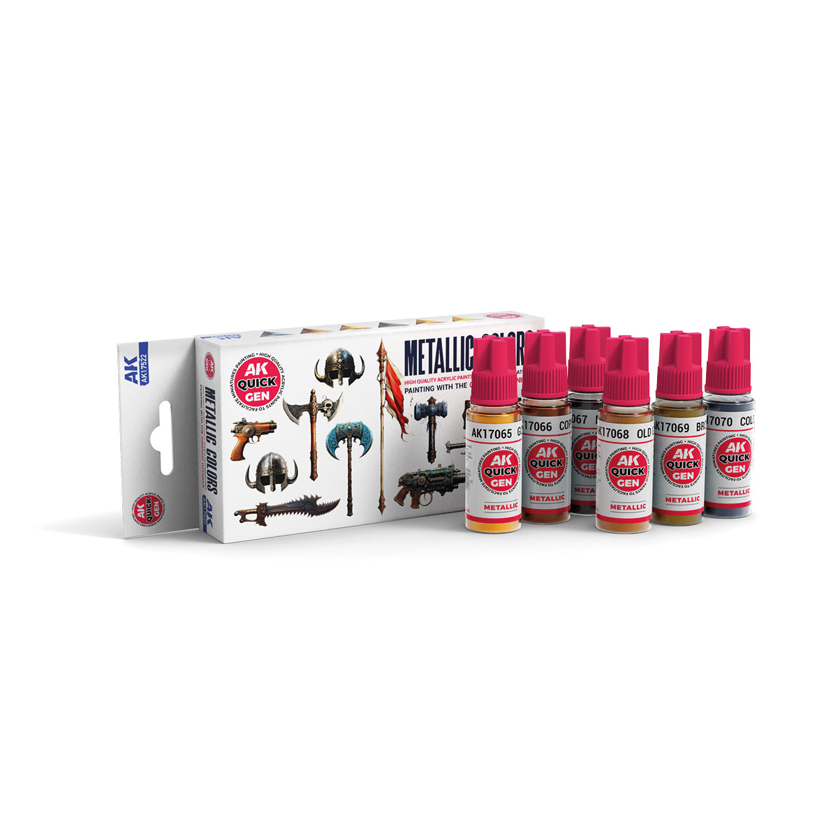 AK INTERACTIVE: METALLICS – QUICK GEN SET