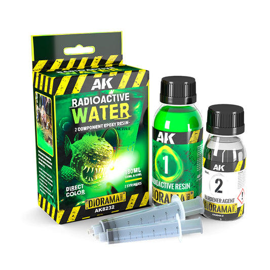 AK INTERACTIVE: RESIN RADIOACTIVE WATER COMPONENTS EPOXY RESIN 180 ML