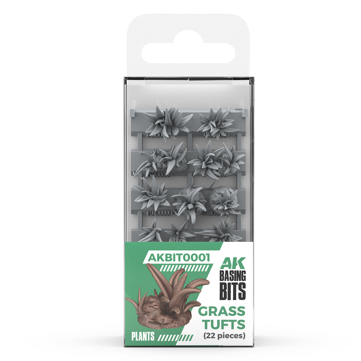 AK INTERACTIVE: GRASS TUFTS - BASING BITS 22 PCS