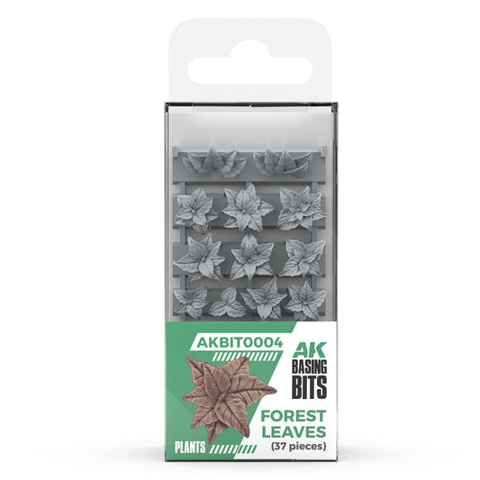 AK INTERACTIVE: FOREST LEAVES - BASING BITS 35 PCS