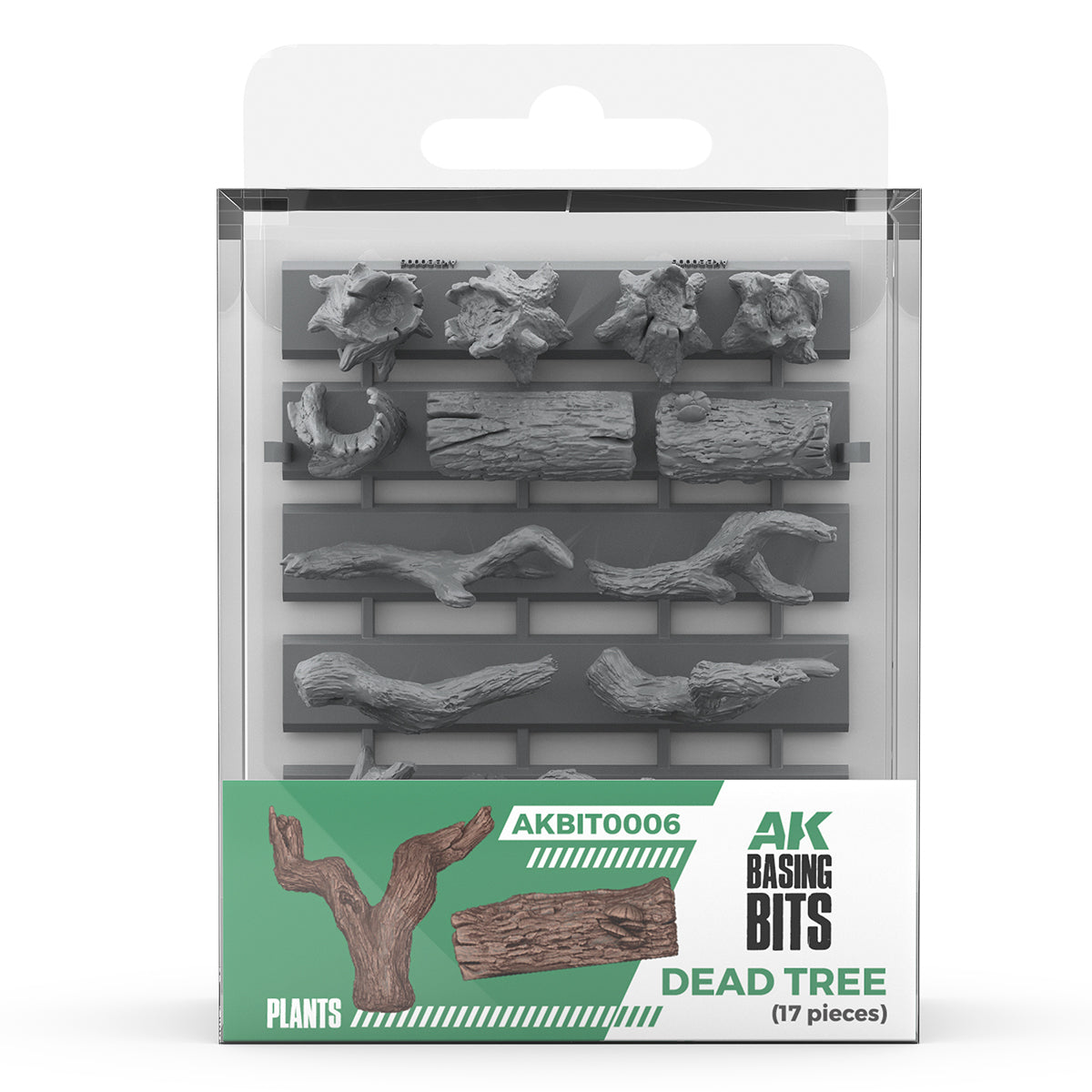AK INTERACTIVE: DEAD TREE BASING - BASING BITS 17 PCS