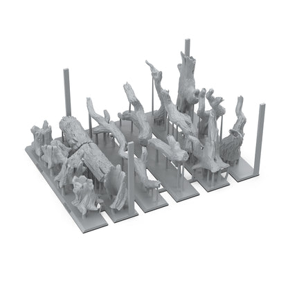 AK INTERACTIVE: DEAD TREE BASING - BASING BITS 17 PCS