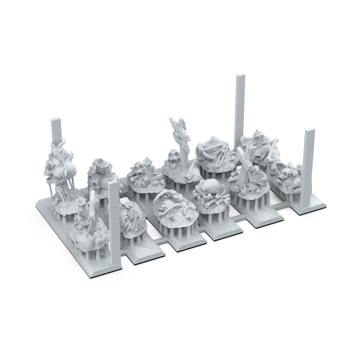 AK INTERACTIVE: BONES REMAINS - BASING BITS 12 PCS