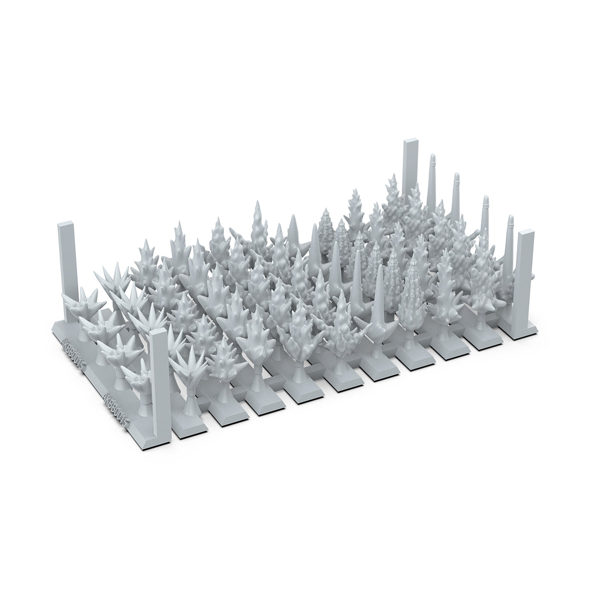 AK INTERACTIVE: WEAPONS SHOT FX - BASING BITS 54 PCS