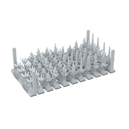AK INTERACTIVE: WEAPONS SHOT FX - BASING BITS 54 PCS