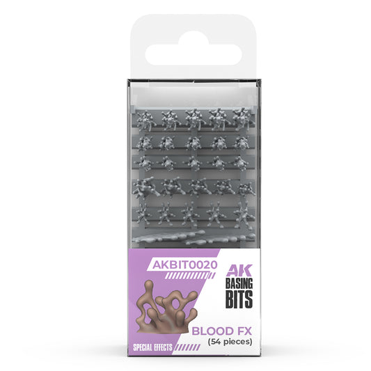 AK INTERACTIVE: BLOOD FX - BASING BITS 54 PCS