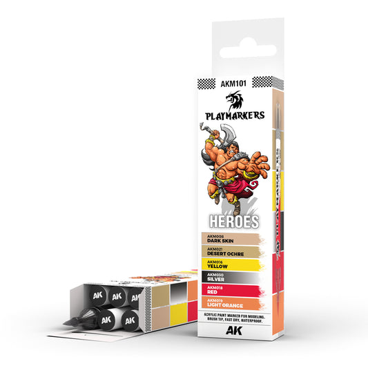 AK INTERACTIVE: HEROES – PLAYMARKER SET