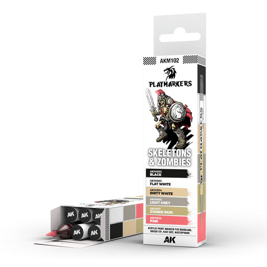 AK INTERACTIVE: SKELETONS & ZOMBIES – PLAYMARKER SET