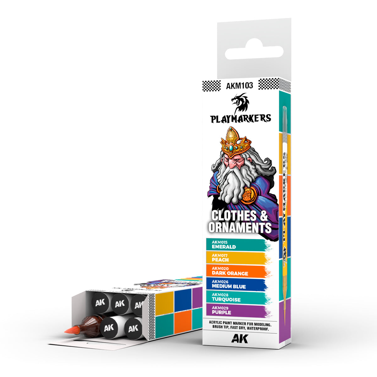 AK INTERACTIVE: CLOTHES & ORNAMENTS – PLAYMARKER SET