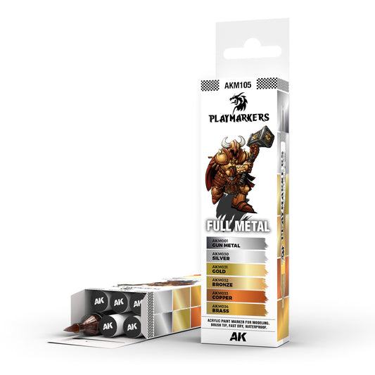 AK INTERACTIVE: FULL METAL – PLAYMARKER SET