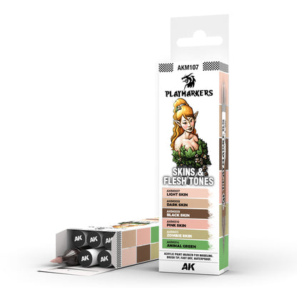 AK INTERACTIVE: SKINS & FLESH TONES – PLAYMARKER SET