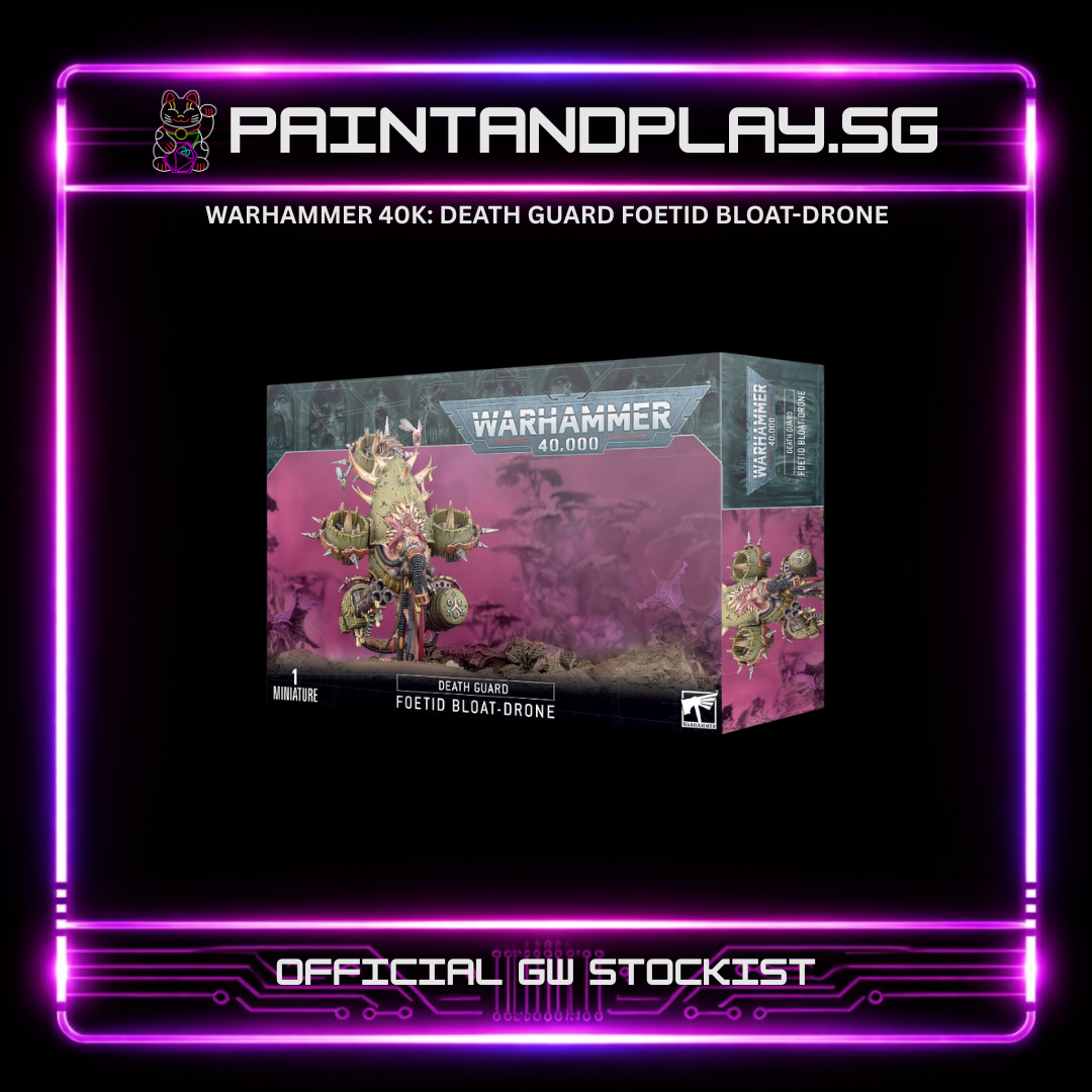 WARHAMMER 40K: DEATH GUARD ARMY SQUAD & HEROES HUB - MORTARION, TYPHUS & CRAWLER