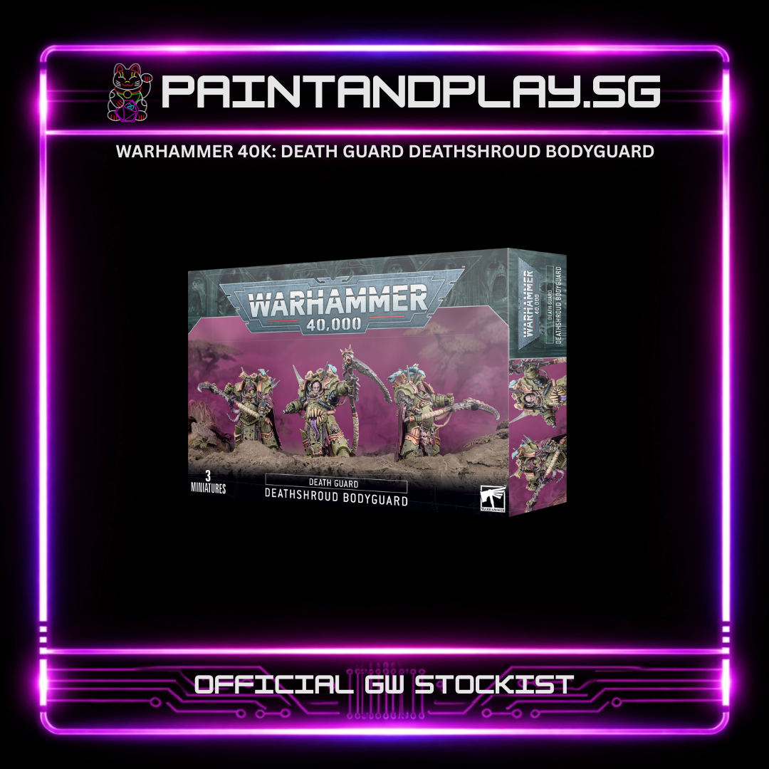 WARHAMMER 40K: DEATH GUARD ARMY SQUAD & HEROES HUB - MORTARION, TYPHUS & CRAWLER