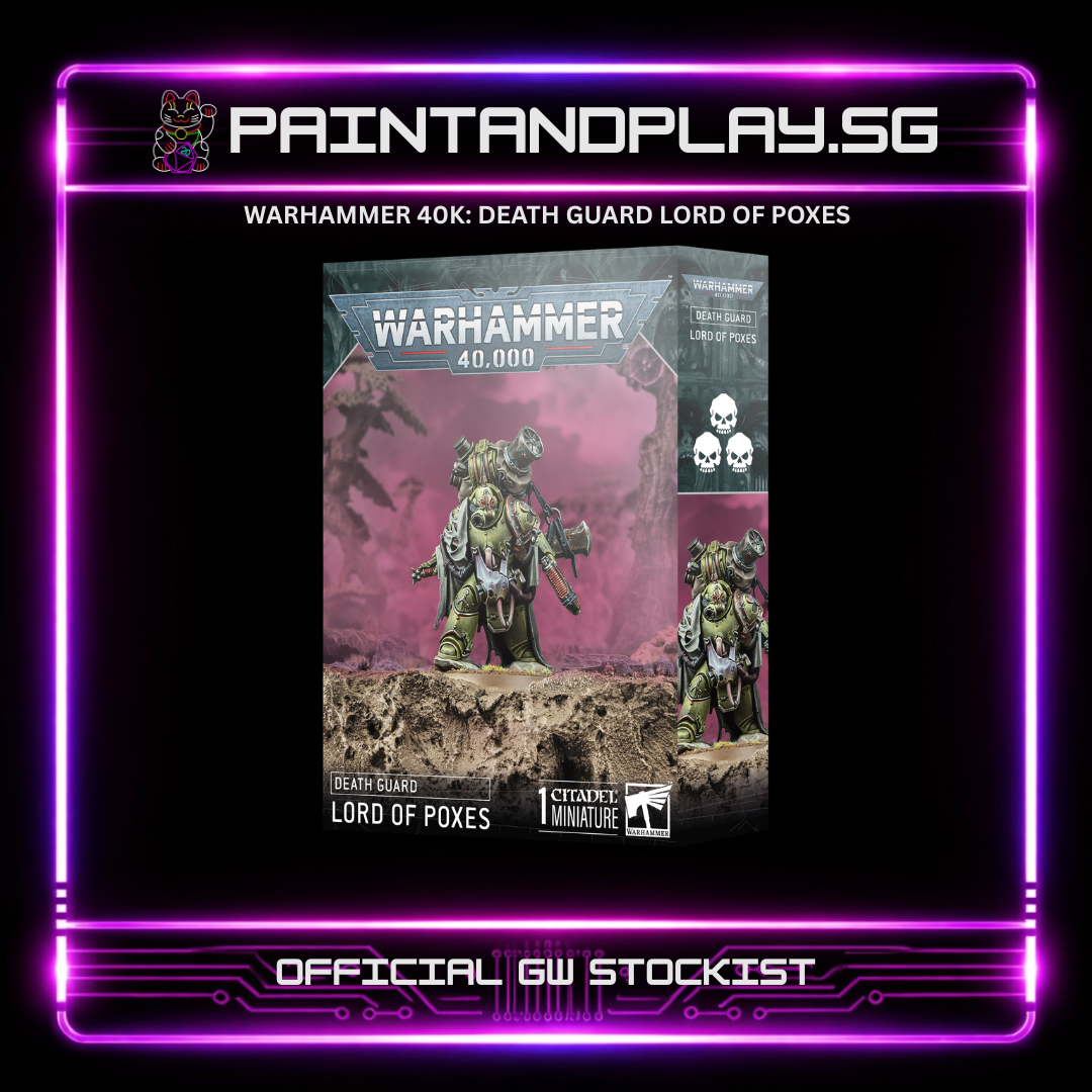 WARHAMMER 40K: DEATH GUARD ARMY SQUAD & HEROES HUB - MORTARION, TYPHUS & CRAWLER