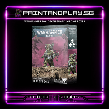 WARHAMMER 40K: DEATH GUARD ARMY SQUAD & HEROES HUB - MORTARION, TYPHUS & CRAWLER