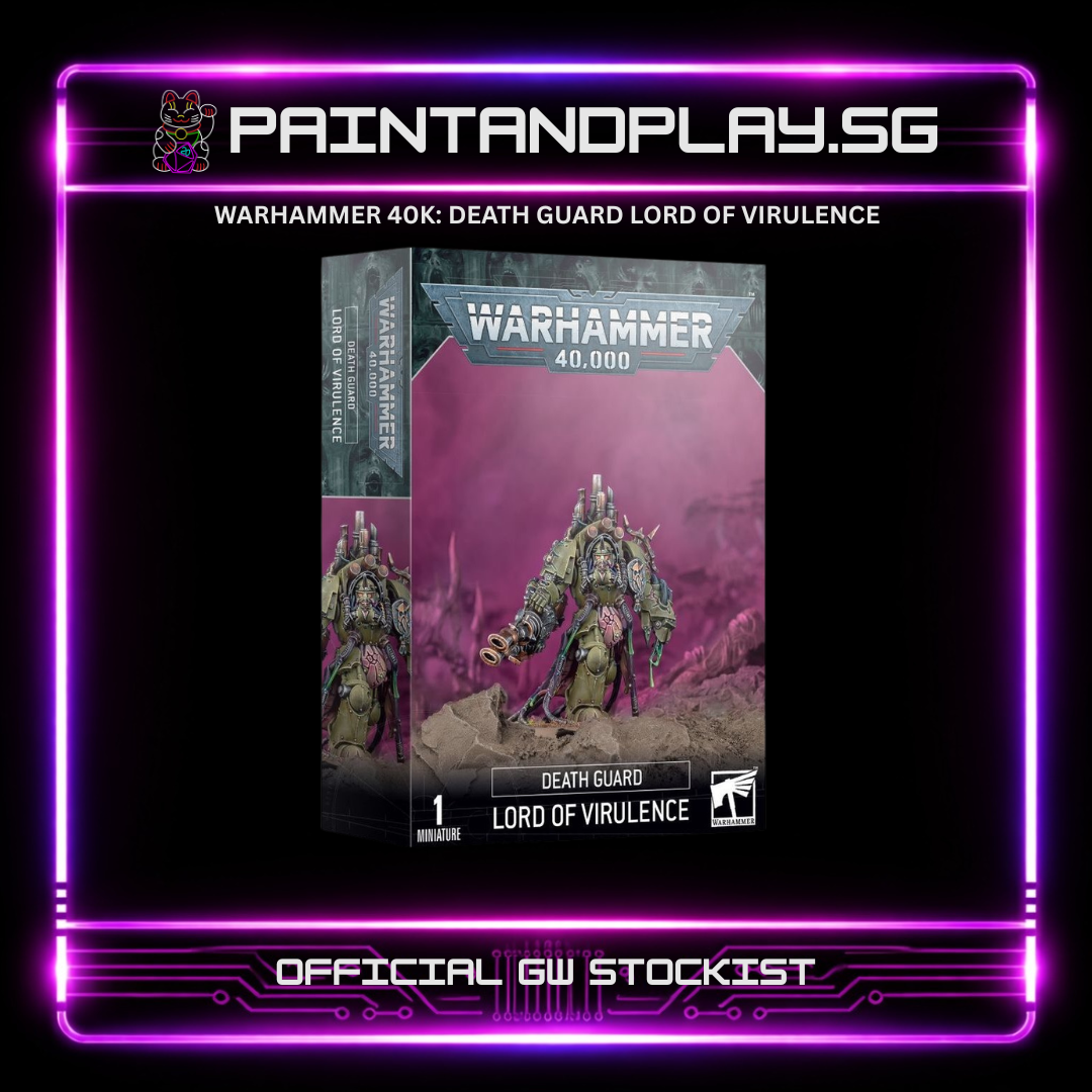 WARHAMMER 40K: DEATH GUARD ARMY SQUAD & HEROES HUB - MORTARION, TYPHUS & CRAWLER