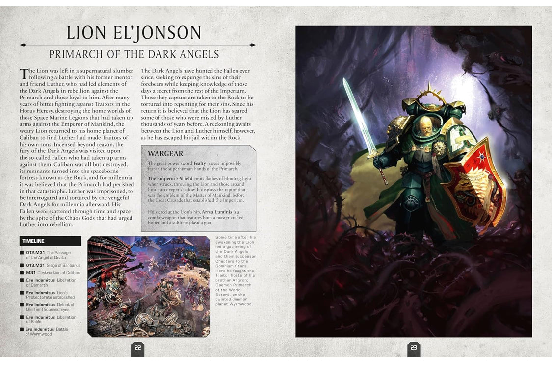 WARHAMMER 40K: CHARACTER ENCYCLOPEDIA (INCLUDES LIEUTENANT TITUS MODEL)
