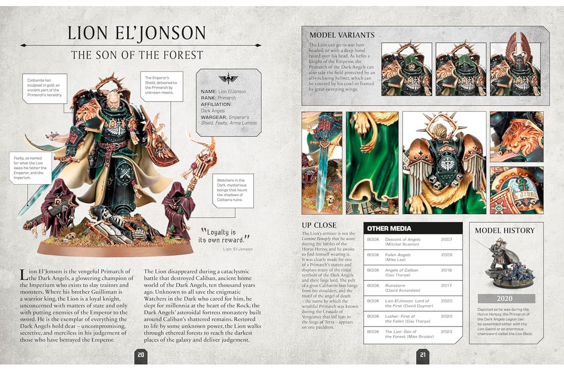 WARHAMMER 40K: CHARACTER ENCYCLOPEDIA (INCLUDES LIEUTENANT TITUS MODEL)