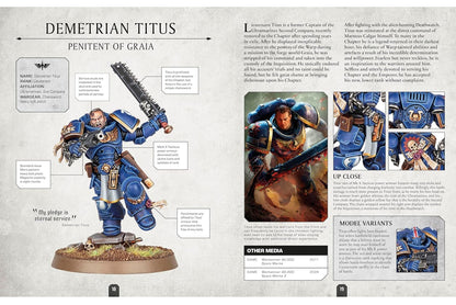 WARHAMMER 40K: CHARACTER ENCYCLOPEDIA (INCLUDES LIEUTENANT TITUS MODEL)