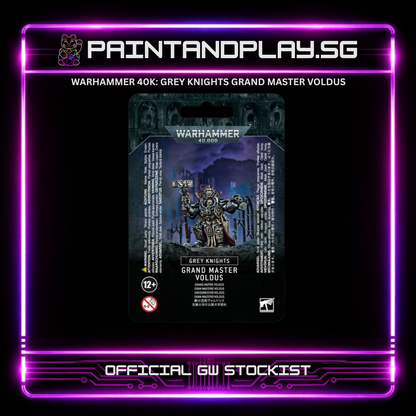 WARHAMMER 40K: GREY KNIGHTS ARMY SQUAD HUB - DREADKNIGHT, TERMINATORS & CROWE