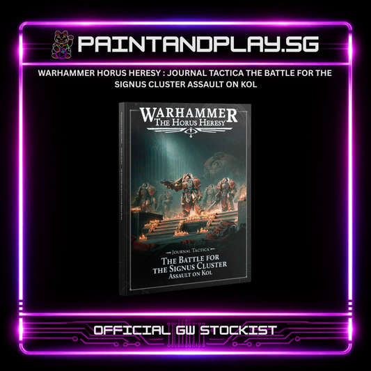 WARHAMMER HORUS HERESY : JOURNAL TACTICA THE BATTLE OF THE SIGNUS CLUSTER