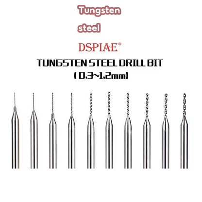 DSPIAE: DB-03 TUNGSTEN DRILL BIT (0.3MM-1.2MM)