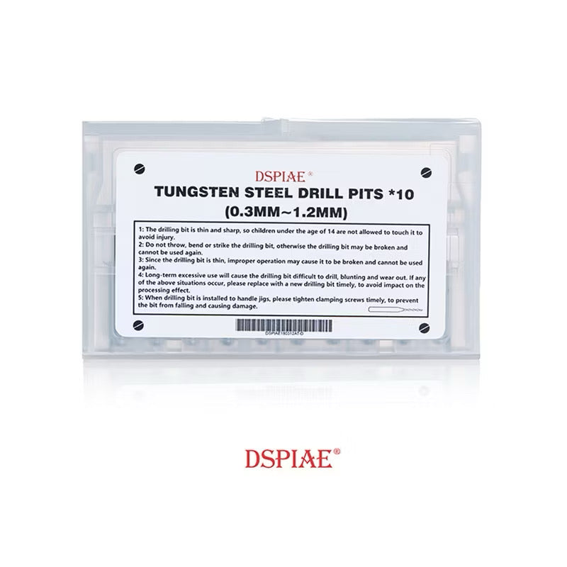 DSPIAE: DB-03 TUNGSTEN DRILL BIT (0.3MM-1.2MM)