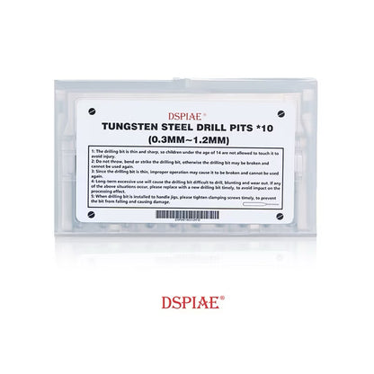 DSPIAE: DB-03 TUNGSTEN DRILL BIT (0.3MM-1.2MM)