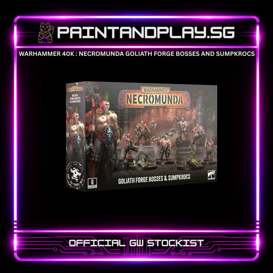 WARHAMMER 40K : NECROMUNDA GOLIATH FORGE BOSSES & SUMPKROCS