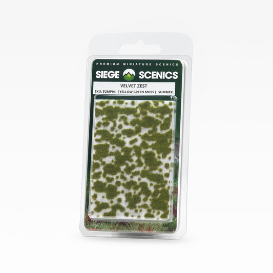 SIEGE SCENICS: MOSS PADS VELVET ZEST