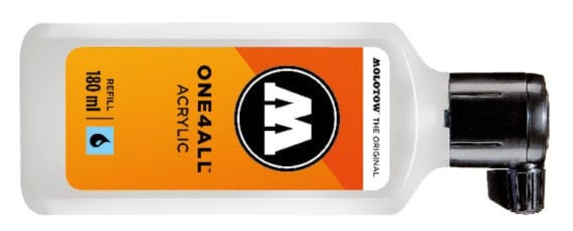 MOLOTOW ONE4ALL ACRYLIC INK REFILL 180ML