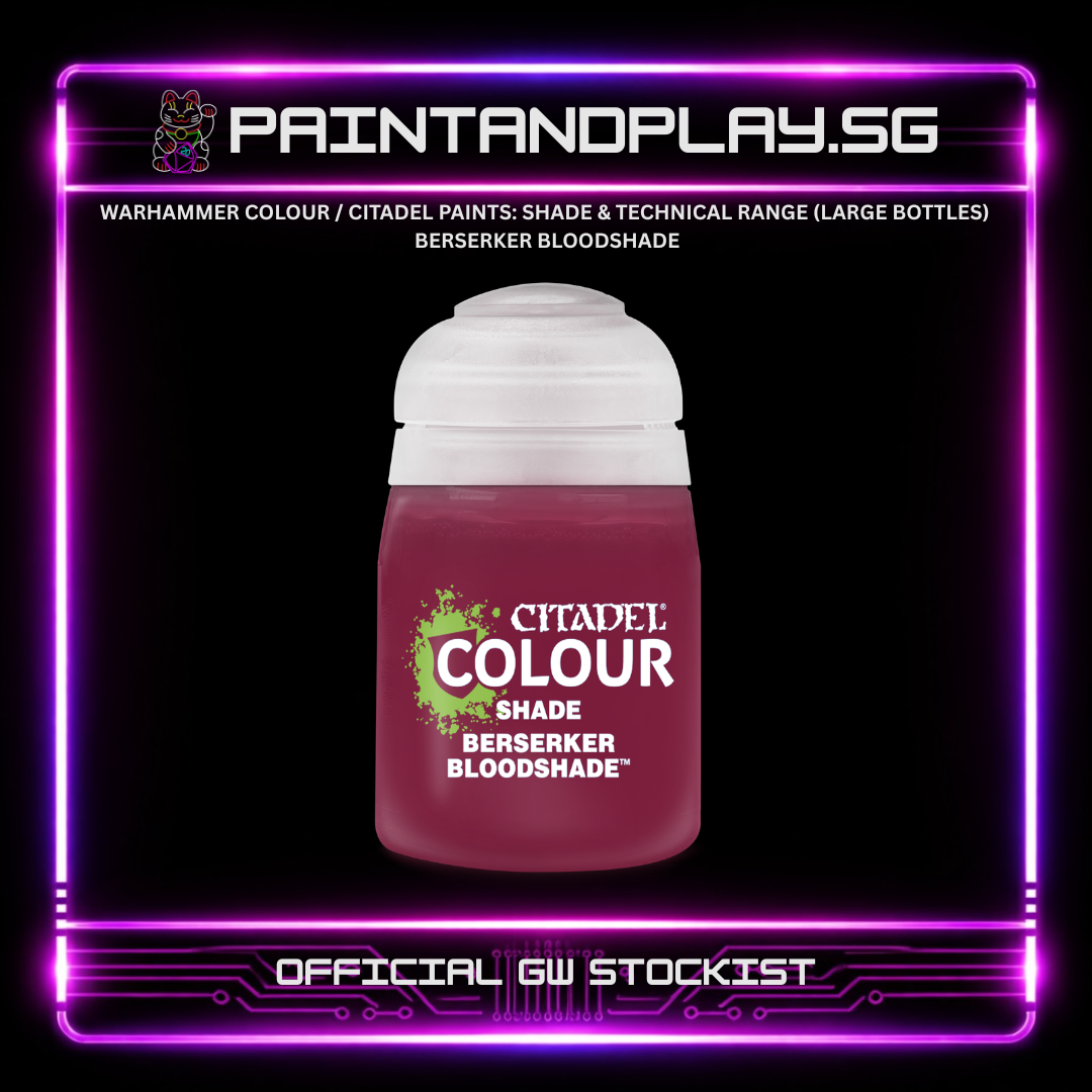 WARHAMMER COLOUR / CITADEL PAINTS: SHADE & TECHNICAL RANGE (LARGE BOTTLES)