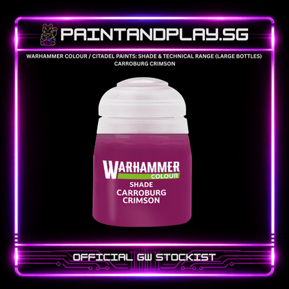 WARHAMMER COLOUR / CITADEL PAINTS: SHADE & TECHNICAL RANGE (LARGE BOTTLES)