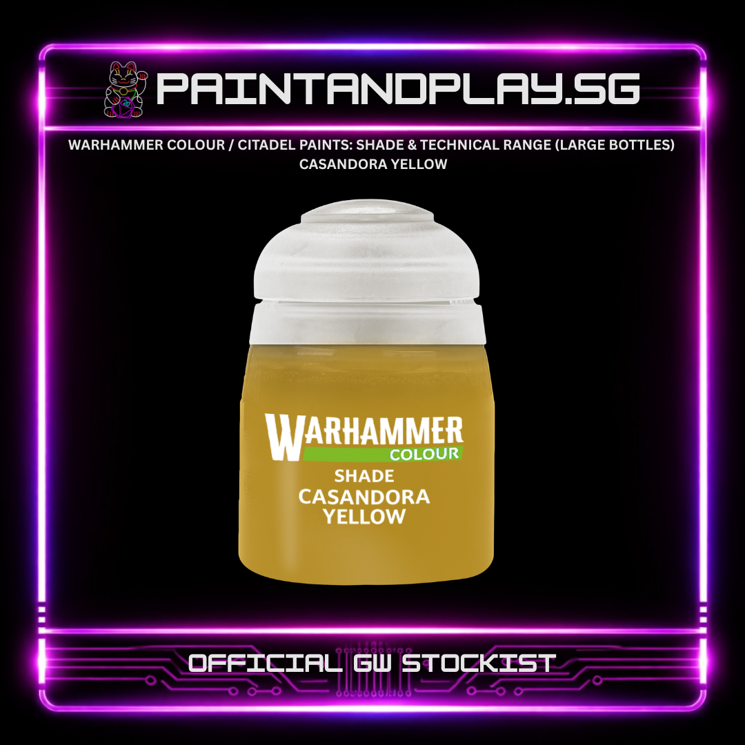 WARHAMMER COLOUR / CITADEL PAINTS: SHADE & TECHNICAL RANGE (LARGE BOTTLES)