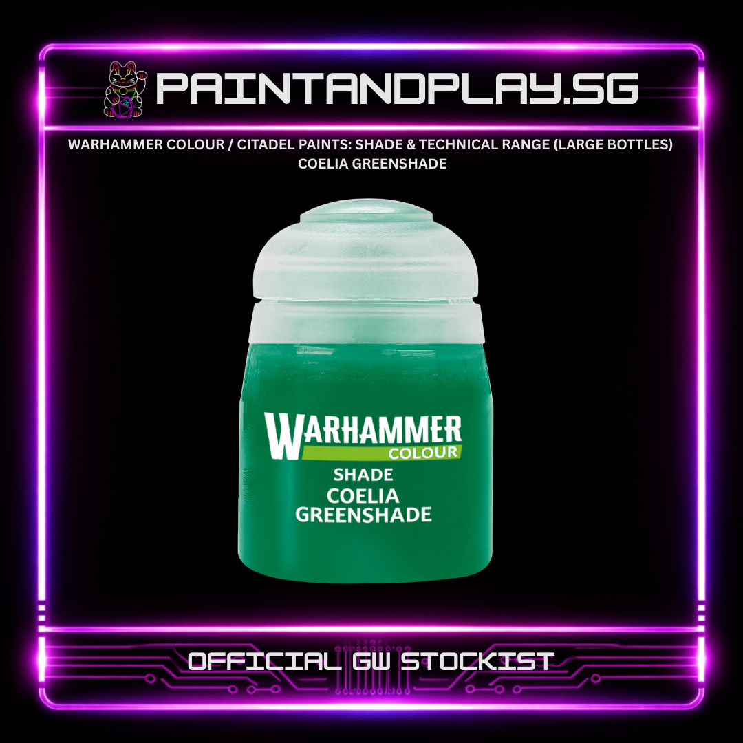 WARHAMMER COLOUR / CITADEL PAINTS: SHADE & TECHNICAL RANGE (LARGE BOTTLES)