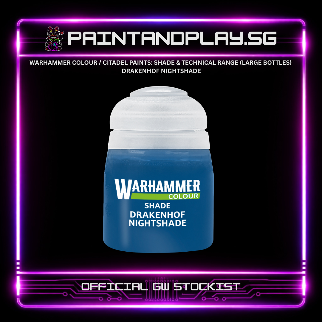 WARHAMMER COLOUR / CITADEL PAINTS: SHADE & TECHNICAL RANGE (LARGE BOTTLES)