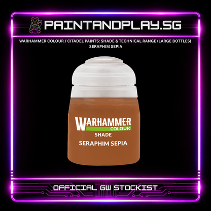 WARHAMMER COLOUR / CITADEL PAINTS: SHADE & TECHNICAL RANGE (LARGE BOTTLES)
