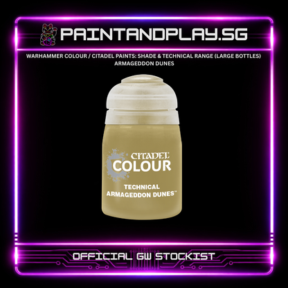 WARHAMMER COLOUR / CITADEL PAINTS: SHADE & TECHNICAL RANGE (LARGE BOTTLES)
