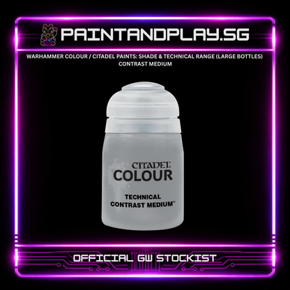 WARHAMMER COLOUR / CITADEL PAINTS: SHADE & TECHNICAL RANGE (LARGE BOTTLES)