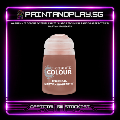 WARHAMMER COLOUR / CITADEL PAINTS: SHADE & TECHNICAL RANGE (LARGE BOTTLES)