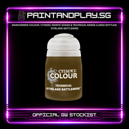 WARHAMMER COLOUR / CITADEL PAINTS: SHADE & TECHNICAL RANGE (LARGE BOTTLES)