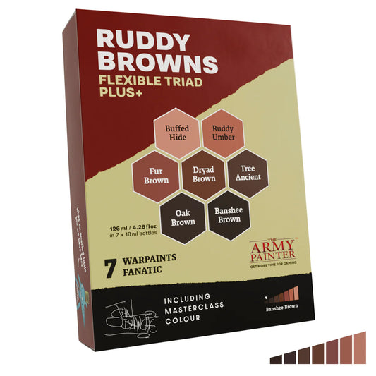 THE ARMY PAINTER: FLEXIBLE TRIAD PLUS+ RUDDY BROWNS