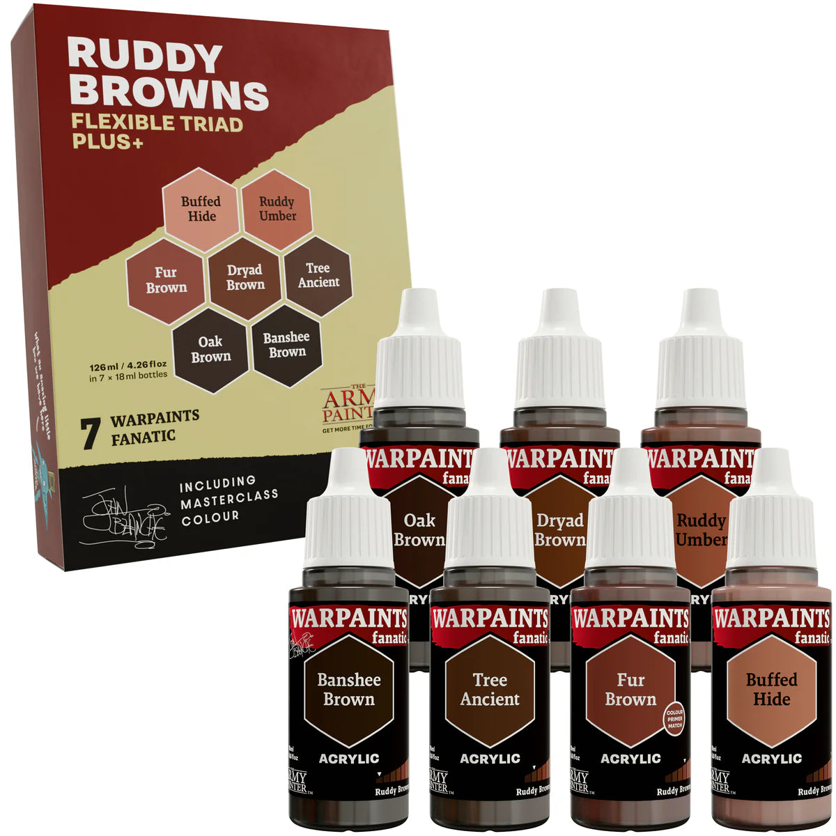 THE ARMY PAINTER: FLEXIBLE TRIAD PLUS+ RUDDY BROWNS