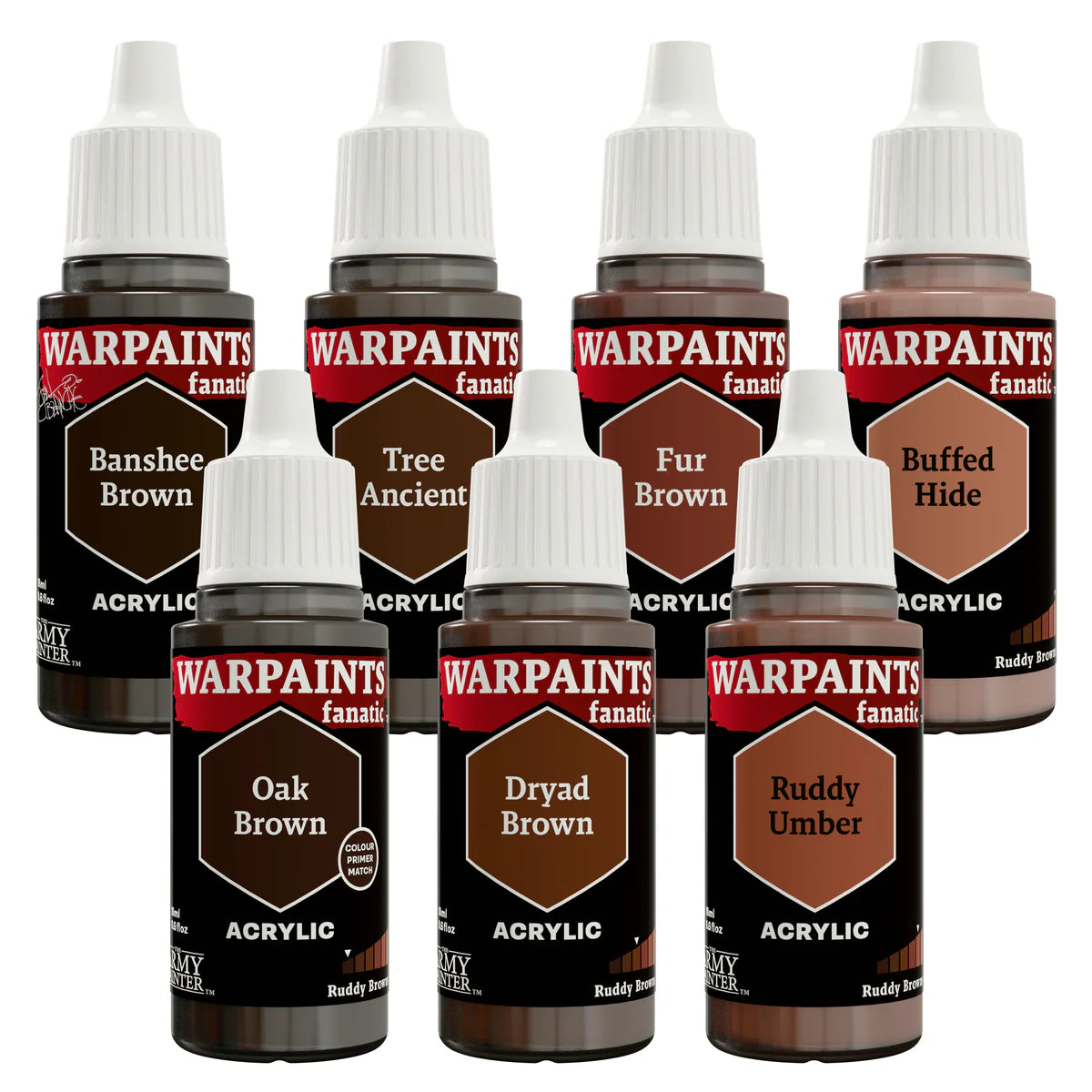 THE ARMY PAINTER: FLEXIBLE TRIAD PLUS+ RUDDY BROWNS