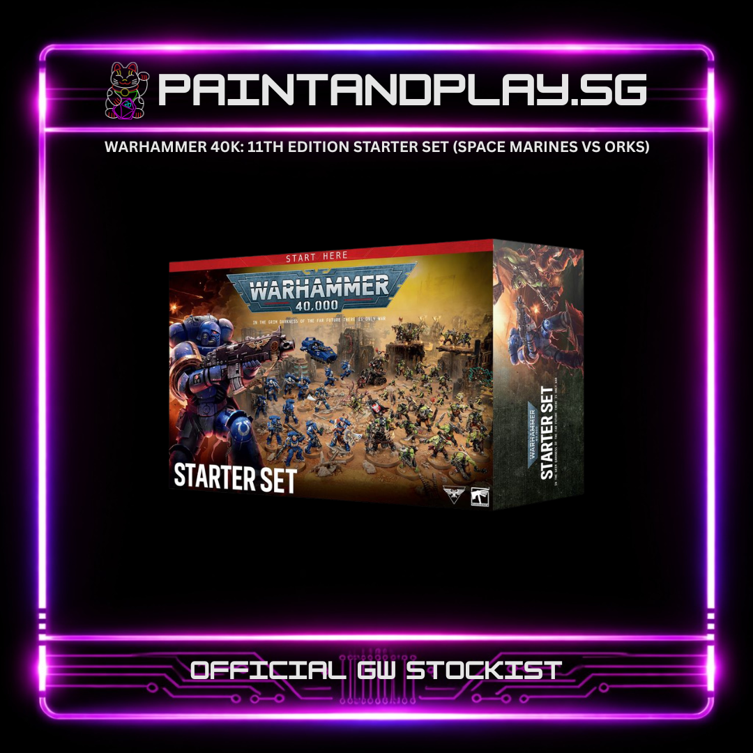 WARHAMMER 40K: 11TH EDITION STARTER SET (SPACE MARINES VS ORKS)