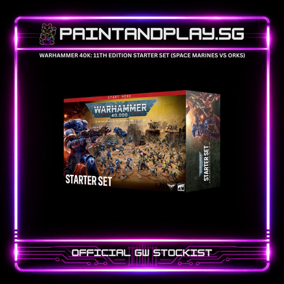 WARHAMMER 40K: 11TH EDITION STARTER SET (SPACE MARINES VS ORKS)