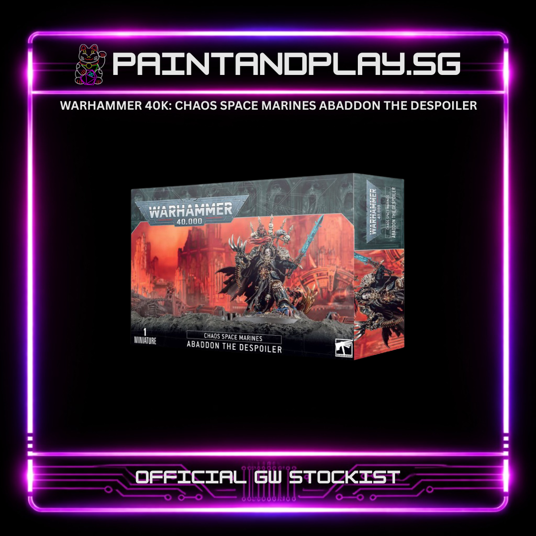 WARHAMMER 40K: CHAOS SPACE MARINES REBEL SQUAD & HEROES HUB - ABADDON, HURON & DEFILER