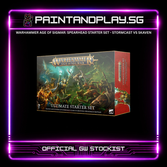 WARHAMMER AGE OF SIGMAR: SPEARHEAD STARTER SET - STORMCAST VS SKAVEN