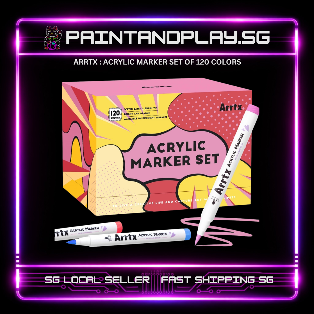 ARRTX : ACRYLIC MARKER SET OF 120