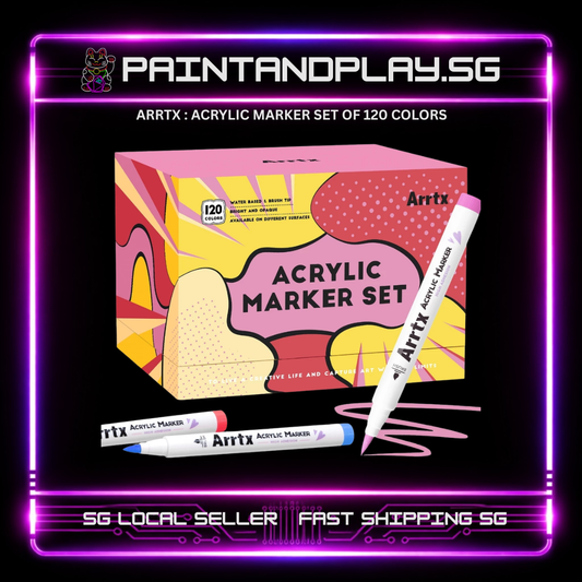 ARRTX : ACRYLIC MARKER SET OF 120